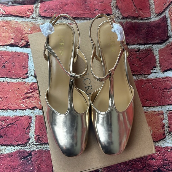 J.Crew T-strap heels new with tags size women’s 9.5 - Picture 7 of 13